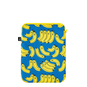 Afbeelding van LOQI Laptop Sleeve Large - Bad Bananas gerecycled