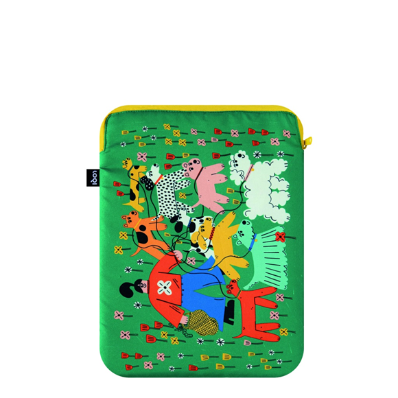 Product image 1 of LOQI Laptop Sleeve Large - Dog Walking gerecycled