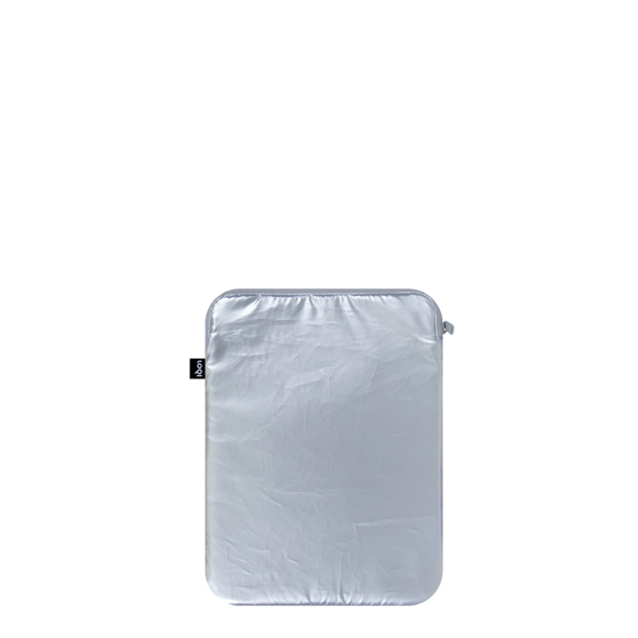 Product image 1 of LOQI Laptop Sleeve Large - Silver Metallic