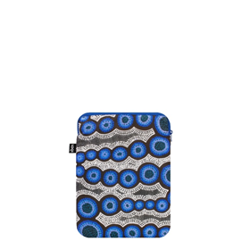 Image of LOQI Laptop Sleeve - Water Dreaming Blue Medium Recycled