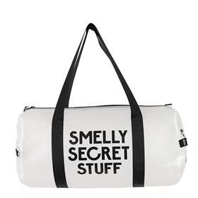 Afbeelding van LOQI Weekender Large - Transparent Secret and Classified gerecycled