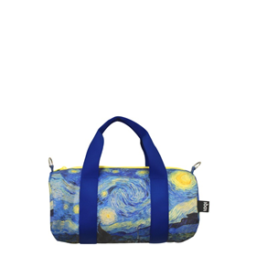 Afbeelding van LOQI Weekender Medium - Starry Night Neon Yellow gerecycled