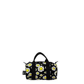 Afbeelding van LOQI Weekender Small - Flowers Black gerecycled