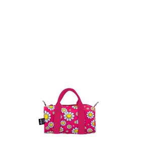 Afbeelding van LOQI Weekender Small - Flowers Raspberry gerecycled