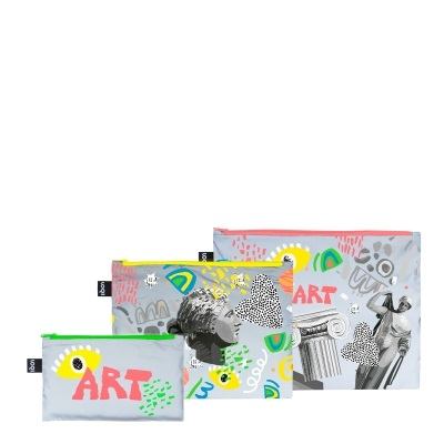 Product image 1 of LOQI Zip Pockets - Classic Art reflecterend