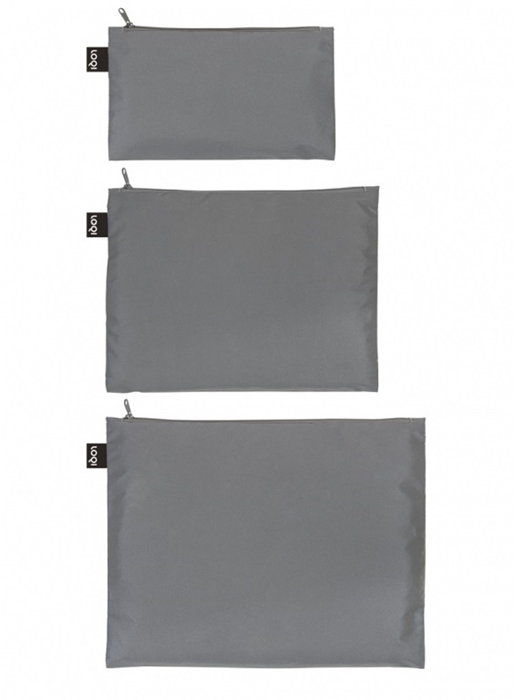 Product image 1 of LOQI Zip Pockets - Silver reflecterend