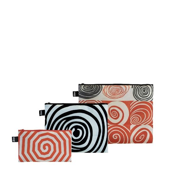 Product image 1 of LOQI Zip Pockets - Spirals gerecycled