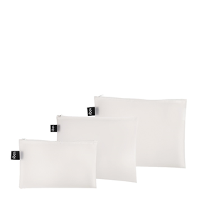 Afbeelding van LOQI Zip Pockets - Transparent Milky