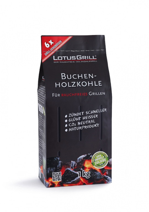 Product image 1 of LotusGrill Houtskool Beuken zak - 1 kg