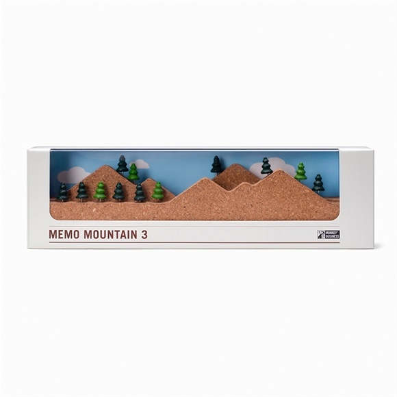 Product image 1 of Monkey Business Notitiebord kurk Memo Mountain 3