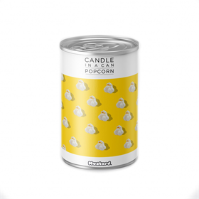 Image of Mustard Candle In A Can - Popcorn