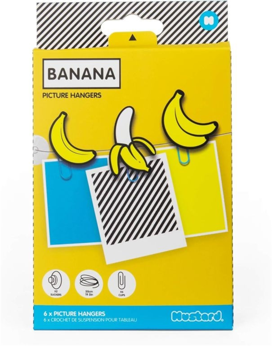 Product image 1 of Mustard Fotoclips set van 6 - Bananas
