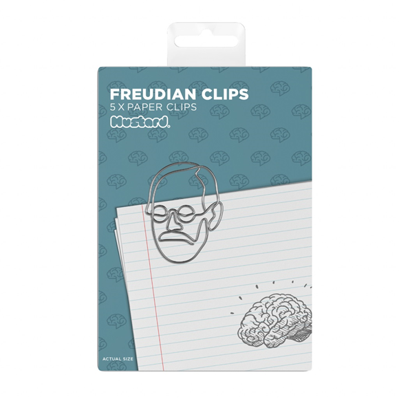 Product image 1 of Mustard Freudian Clips - 5 pcs