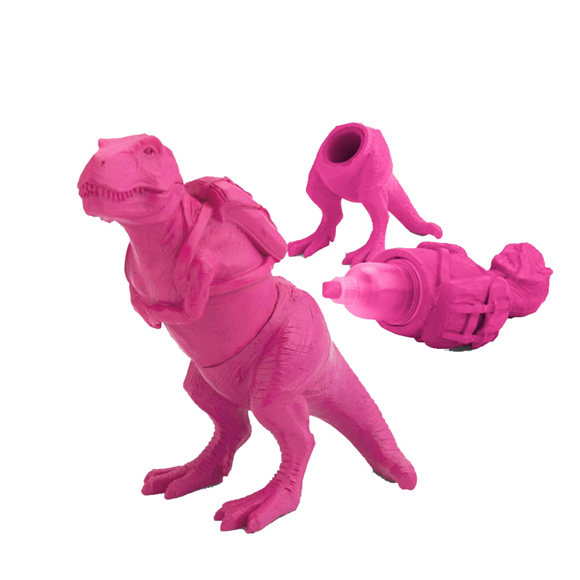 Product image 1 of Mustard Markeerstift - T-Rex - Roze