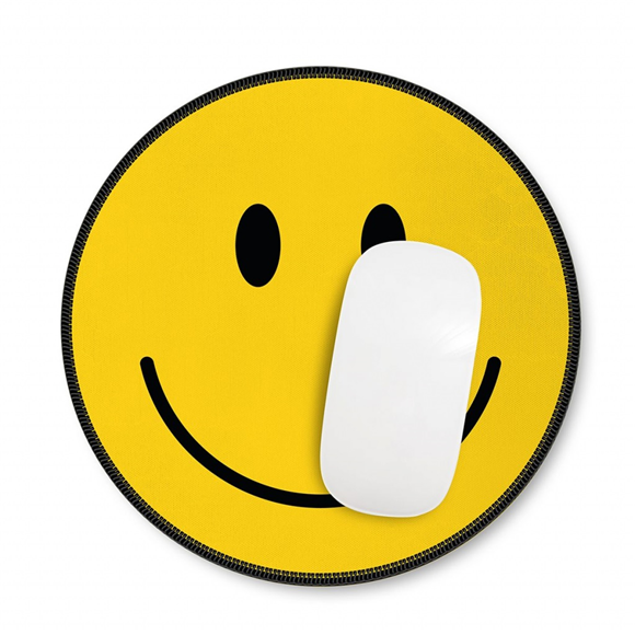 Product image 1 of Mustard Muismat - Happy Face