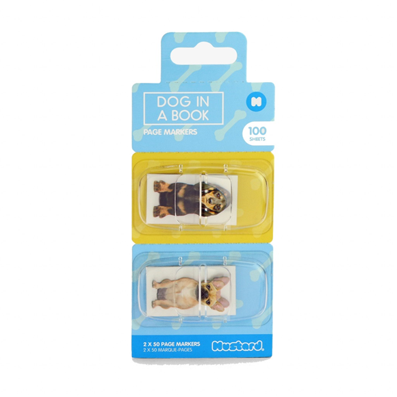 Product image 1 of Mustard Pagina markers 100 velletjes - Dog In A Book