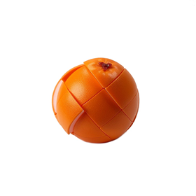 Afbeelding van Mustard Rubik's kubus - Fruit Cube - Oranje