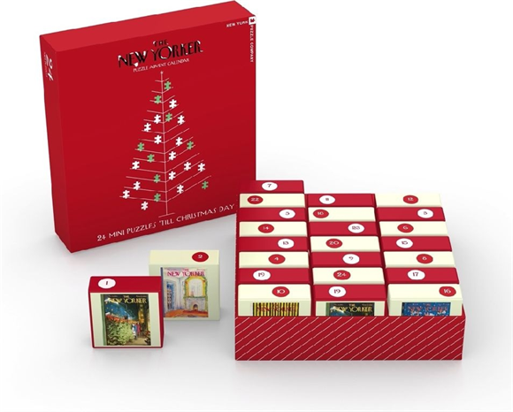 Product image 1 of New York Puzzle Company Adventskalender New Yorker - 24 mini puzzels
