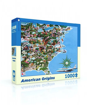 Image of New York Puzzle Company American Origins - 1000 pieces