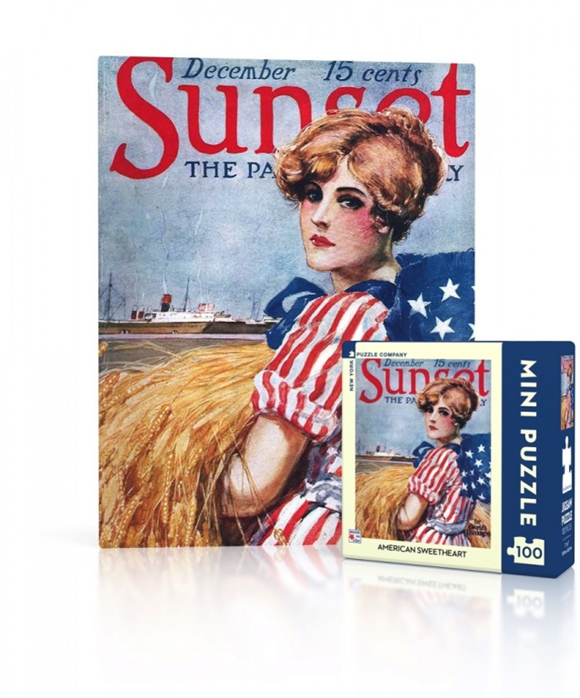 Product image 1 of New York Puzzle Company American Sweetheart - Mini 100 pieces