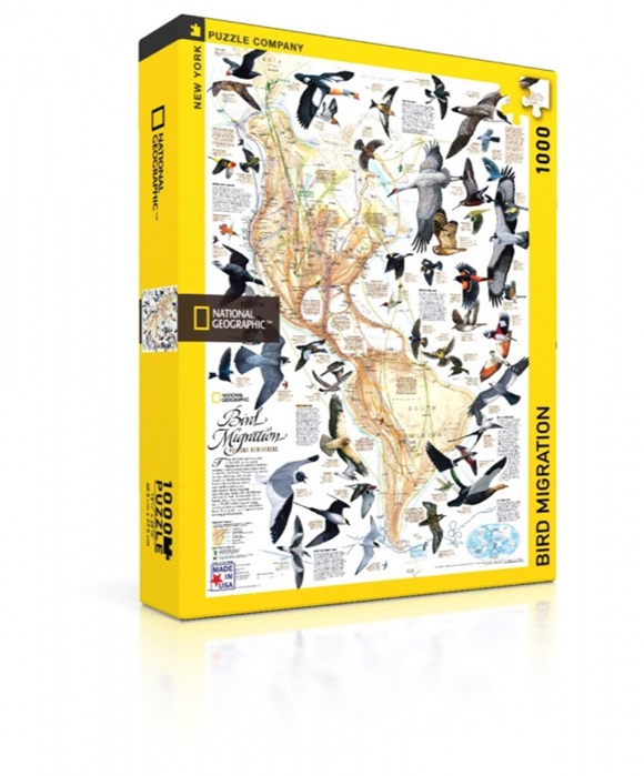 Product image 1 of New York Puzzle Company Bird Migration - 1000 pieces