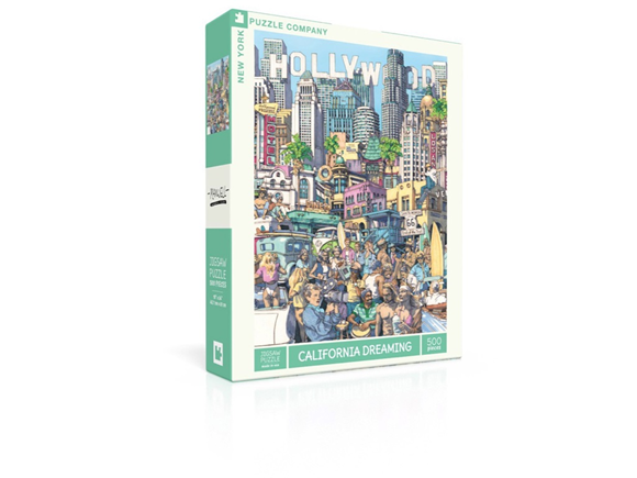 Product image 1 of New York Puzzle Company California Dreaming - 500 pieces