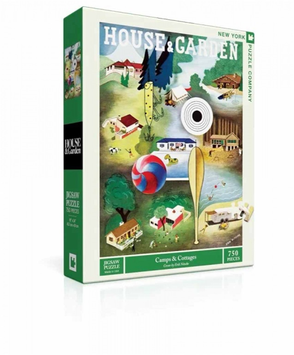 Product image 1 of New York Puzzle Company Camps & Cottages - 750 pieces