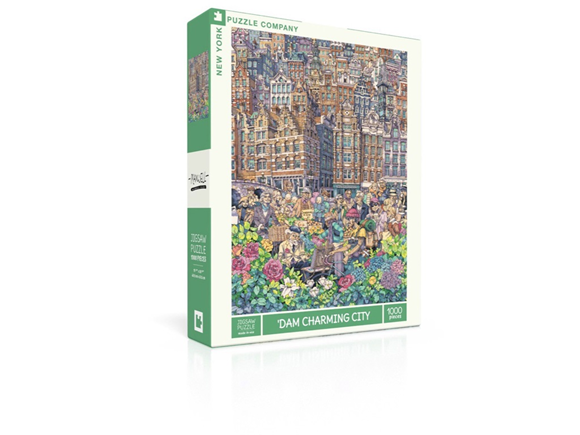 Product image 1 of New York Puzzle Company 'Dam Charming City - 1000 pieces