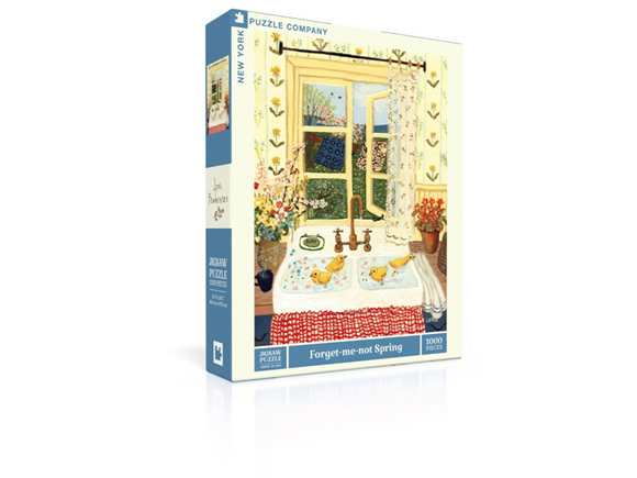 Product image 1 of New York Puzzle Company Forget-me-not Spring - 1000 pieces