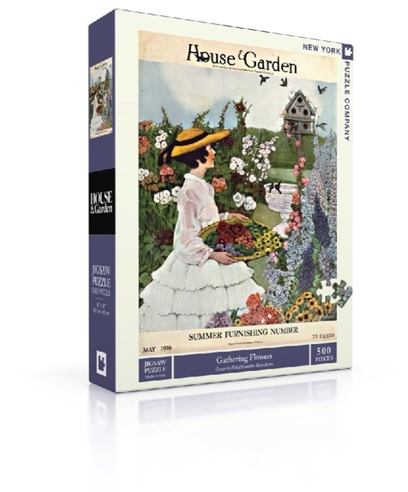 Product image 1 of New York Puzzle Company Gathering Flowers - 500 pieces