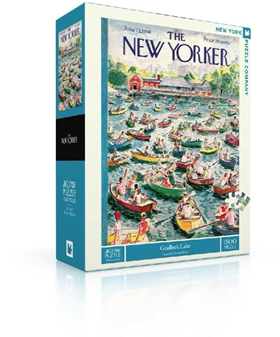 Image of New York Puzzle Company Gridlock Lake - 1500 pieces