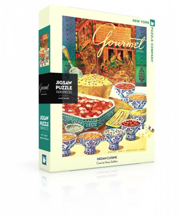 Product image 1 of New York Puzzle Company Indian Cuisine - 1000 pieces