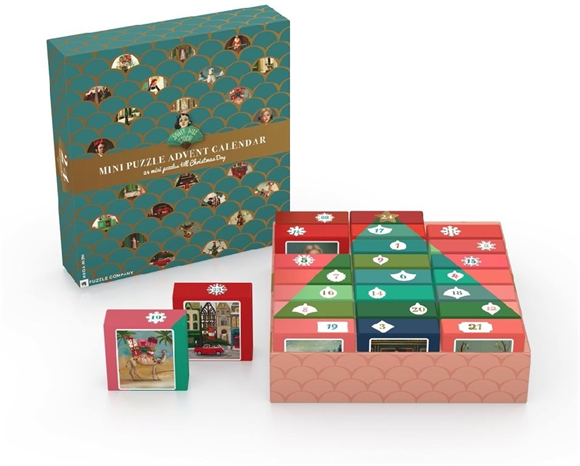 Product image 1 of New York Puzzle Company Janet Hill Advent Calendar - 24 mini puzzle