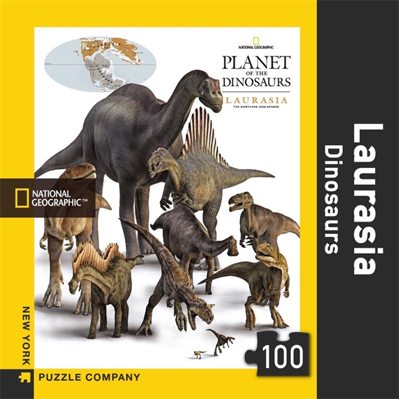 Product image 1 of New York Puzzle Company Laurasia Dinosaurs - Mini 100 pieces