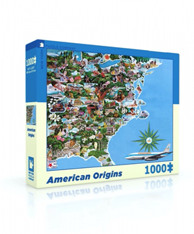 Afbeelding van New York Puzzle Company Puzzel American Origins - 1000 stukjes