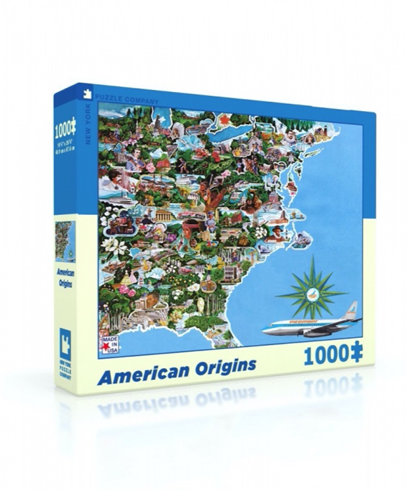 Product image 1 of New York Puzzle Company Puzzel American Origins - 1000 stukjes