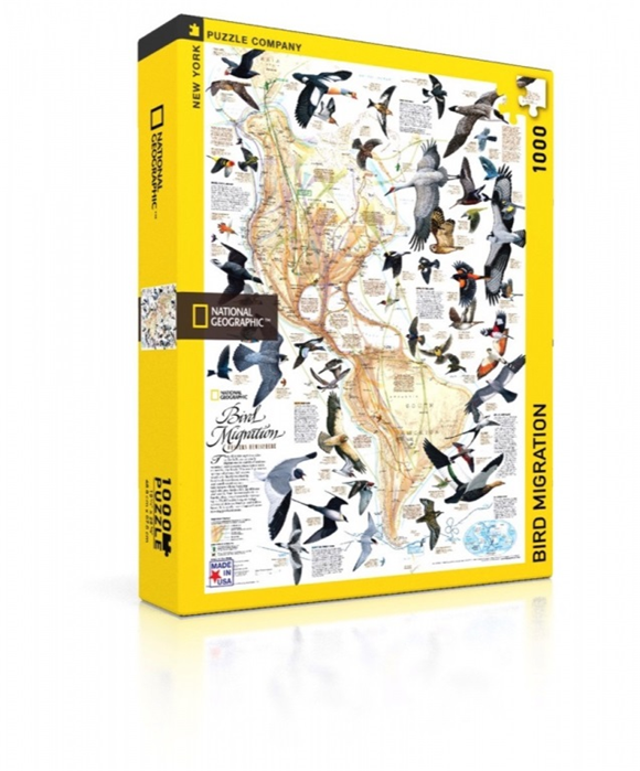 Product image 1 of New York Puzzle Company Puzzel Bird Migration - 1000 stukjes