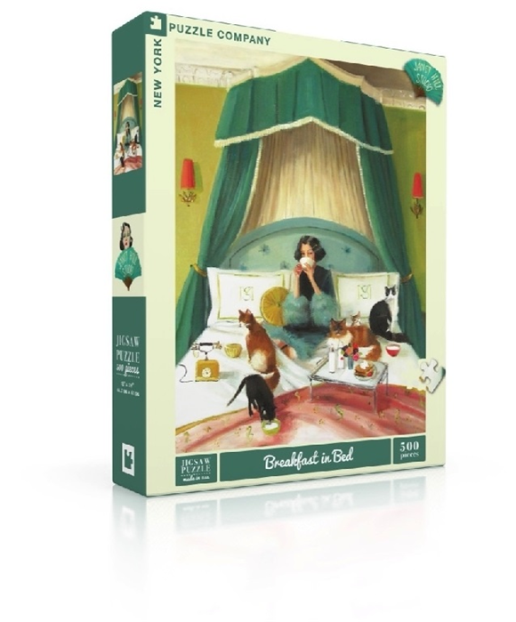 Product image 1 of New York Puzzle Company Puzzel Breakfast in Bed - 500 stukjes