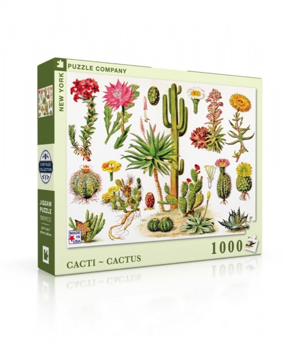 Product image 1 of New York Puzzle Company Puzzel Cacti ~ Cactus - 1000 stukjes