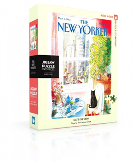 Afbeelding van New York Puzzle Company Puzzel Cat's Eye View - 1000 stukjes