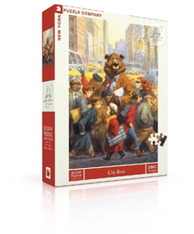 Afbeelding van New York Puzzle Company Puzzel City Bear - 1000 stukjes