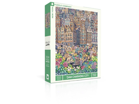 Afbeelding van New York Puzzle Company Puzzel 'Dam Charming City - 1000 stukjes