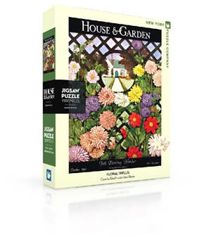Afbeelding van New York Puzzle Company Puzzel Floral Trellis - 1000 stukjes