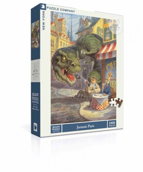 Afbeelding van New York Puzzle Company Puzzel Jurassic Paris - 1000 stukjes