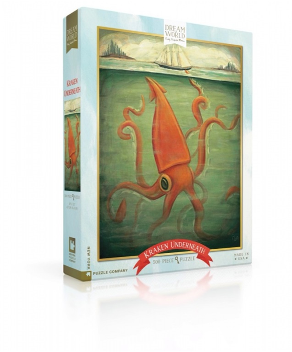 Product image 1 of New York Puzzle Company Puzzel Kraken Underneath - 500 stukjes