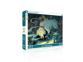 Afbeelding van New York Puzzle Company Puzzel Late Night Dining - 1000 stukjes