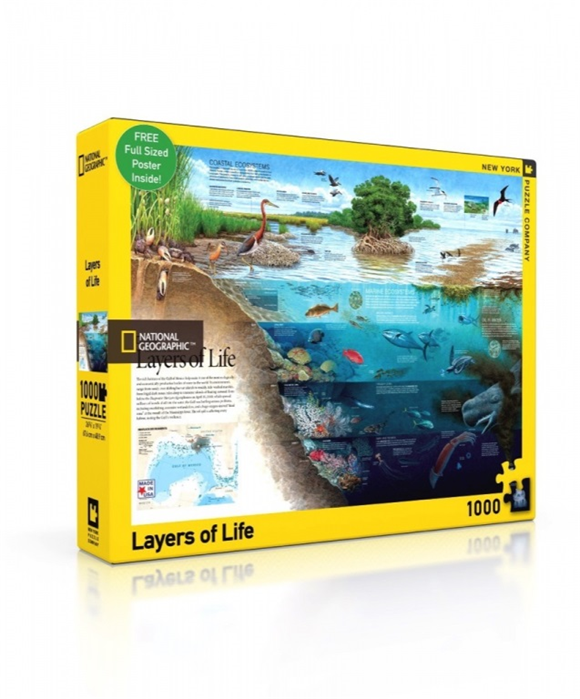 Product image 1 of New York Puzzle Company Puzzel Layers of Life - 1000 stukjes