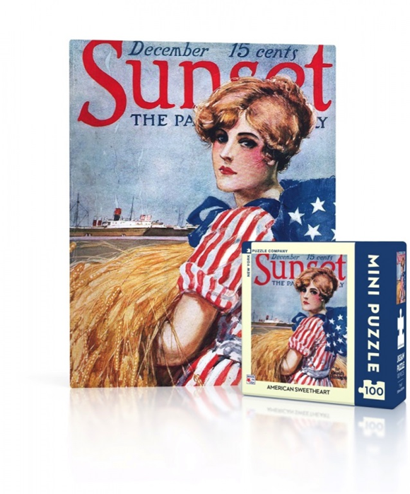 Product image 1 of New York Puzzle Company Puzzel Mini American Sweetheart - 100 stukjes