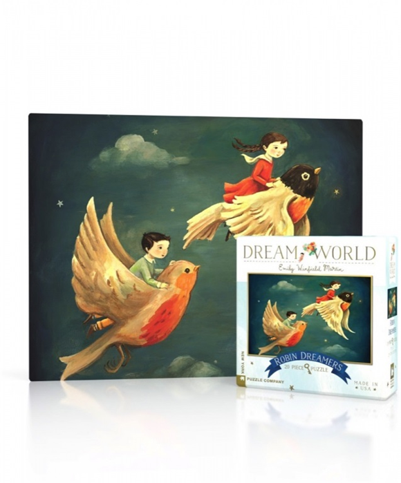Product image 1 of New York Puzzle Company Puzzel Mini Dream Robin - 20 stukjes