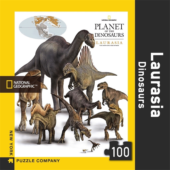 Product image 1 of New York Puzzle Company Puzzel Mini Laurasia Dinosaurs - 100 stukjes